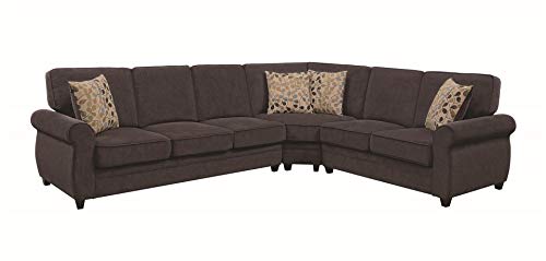 Coaster Home Furnishings Living Room Sectional Sofa, Espresso