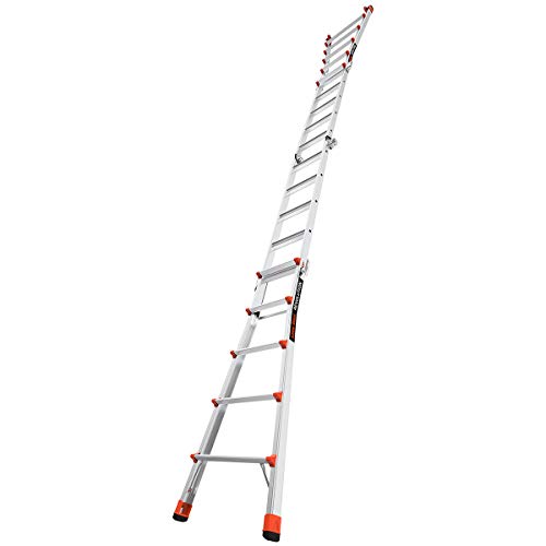 Little Giant Ladders, Revolution, M22, 6-18 Foot, Multi-Position Ladder, Aluminum, Type 1A, 300, 300 lbs Weight Rating, (12022)