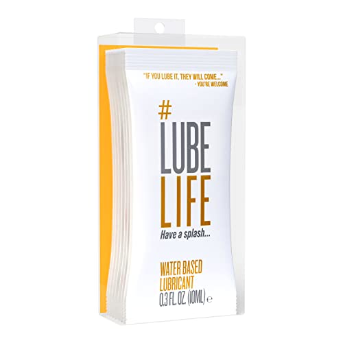 Image of LUBELIFE Assortment Water Based Lube Silicone Lube Anal Lube 8 x 0.3 fl oz | Variety hybrid lube sampler, barely-there thin silicone and water-based glide, 8 single-use packets, try different formulas
