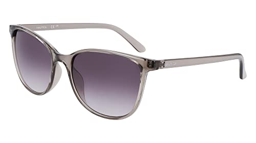 NAUTICA Women's Sunglasses N2243S - Crystal Smoke with Smoke Gradient Lens2