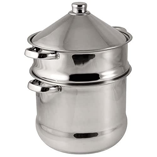 Baumalu - Baumalu 340971 Couscoussier Tajine 14 L Inox, Argenté