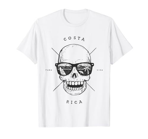 Costa Rica Pura Vida Beach Travel Tico Eco Turismo Souvenir Maglietta