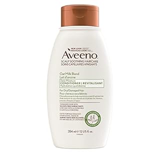 Aveeno Oat Milk Blend Moisturizing Conditioner, Ultra-Hydrating, for Dry, Damaged Hair, 12 fl oz