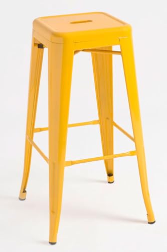 Regalos Miguel - Taburetes Altos - Taburete Torix Alto - Amarillo