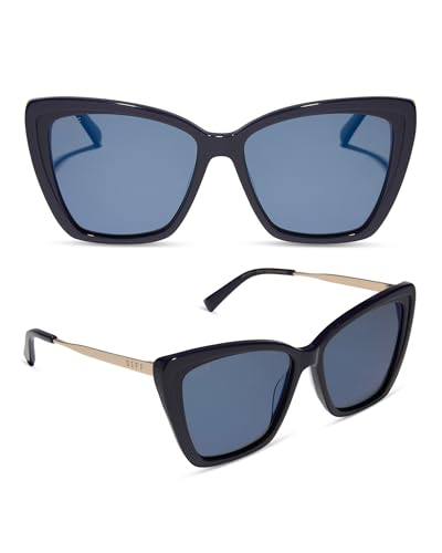 DIFF Becky II Designer Oversized Cat Eye Sunglasses for Women UV400 Protection