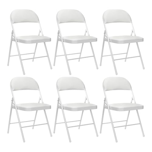 THINIA HOME Pack 6 Sillas Plegables Acolchadas