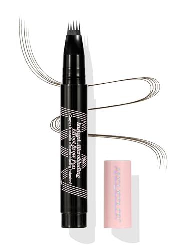 Stylo à sourcils à cinq dents application fluide et définition naturelle nuance 02taupe F
