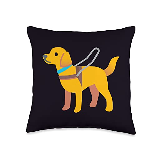 Guide Dog Seeing Eye Dog Throw Pillow