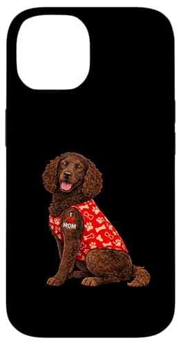 American Water Spaniel Mom I Love Mom �n�[�g �^�g�D�[ �X�}�z�P�[�X iPhone 14 �p