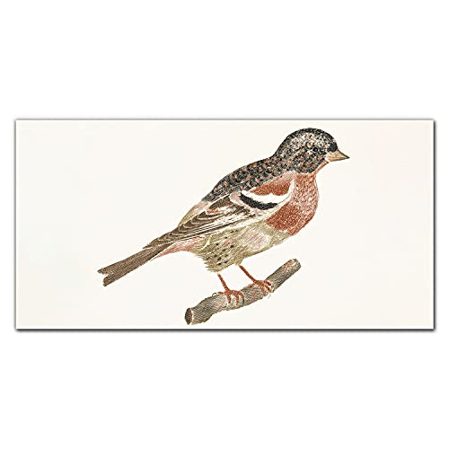 Décoration murale en verre acrylique haut de gamme 100x50cm oiseaux