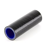 Silikonverbinder Innendurchmesser 34mm schwarz*** Silikonschlauch Verbinder Kühlwasserschlauch