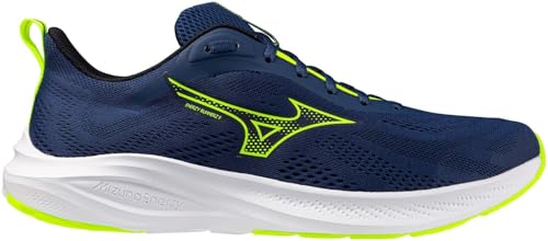 Mizuno Chaussures de running pour homme Enerzy Runnerz 2 Code K1GA2510-51 Bleu, Bleu/jaune/blanc, 42 EU