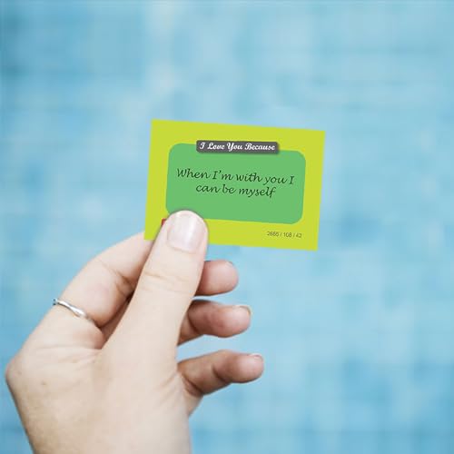 100 Reasons I Love You: Romantic Gift Box with Love Messages - Perfect Romantic Cards For Girlfriend, Boyfriend - Valentine's Day, Gift for Valentine's Day, Anniversary, Gift for Husband, Wife, Friend