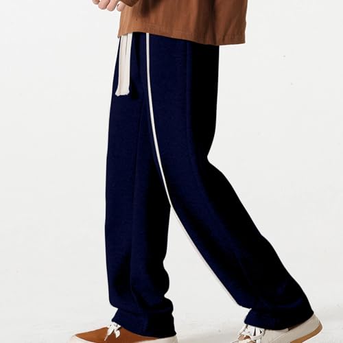 Image of GRECIILOOKS Men's Loose Mid Rise Casual Trousers Pants | Regular | Sports Stylish Track Pant | Sweatpants (Available in Plus Size)