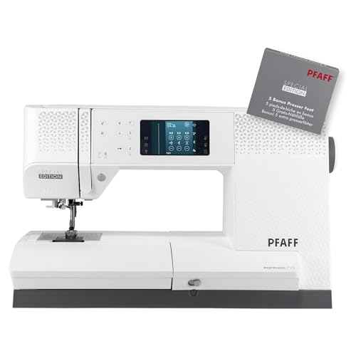 Diverse lingue disponibili Pfaff Expression 710 L.E. Limited Edition CUCIREONLINE