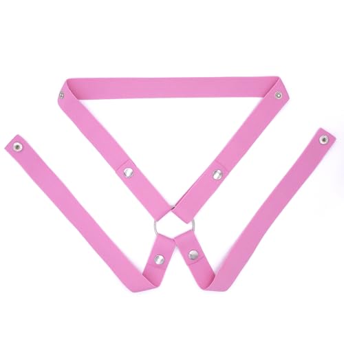 Image of Chastity Belt Male Sissy Belts Chasity Device Anti-Off Auxiliary Chastity Strap Cage Sex Furniture Toys for Men (All Pink Four-Way Belt)
