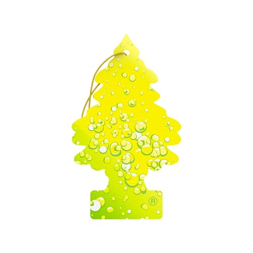 Image of Little Trees Air Freshener Tree MTR0073 Sherbet Lemon Fragrance for Car Home Boat Caravan - Single Pack