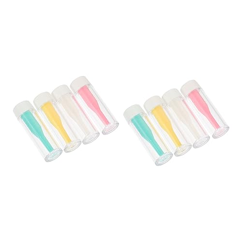 Healeved 40piezas Aplicadores De Lentes De Contacto De Silicona Removedores Portátiles para Inserción y Extracción De Lentes Sclerales Accesorios Prácticos para Cuidado