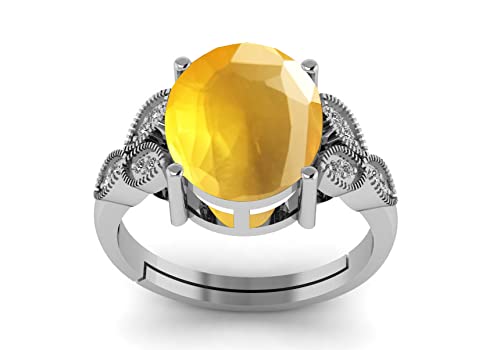 Saphir jaune naturel 9,00 carats : offrez une bague d'exception à une femme unique