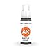AK-Interactive Rubber Black (17ml) - Model Building Paints and Tools # 11027