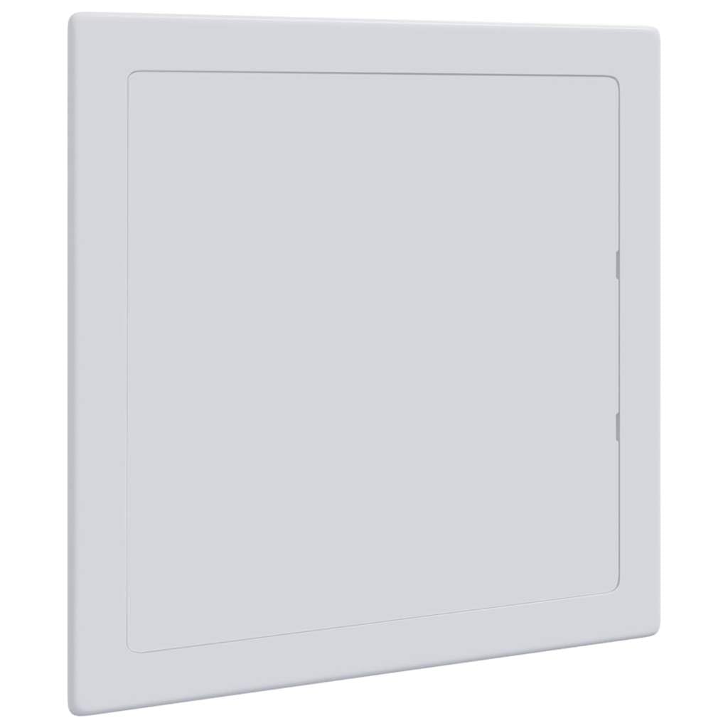 Panel de acceso de plástico ABS, 2 unidades, color blanco, 15 x 15 cm, puerta de inspección para pared, techo, suelo, cubierta invisible, versátil para cables sanitarios, tuberías