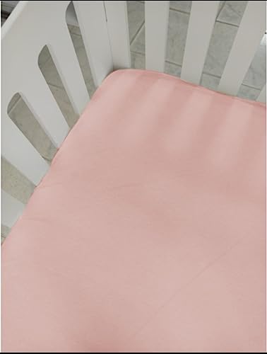 80x130 Lastikli Ranforce Bebek Çarşaf Takımı - Toz Pembe