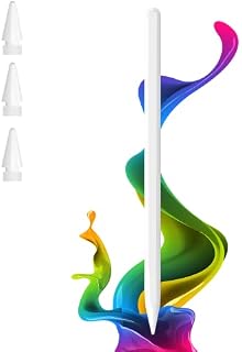 MQCHQA iPad Stylus, Certified Apple MFi Generation for iPad 6/7/8/9, Generation/iPad Pro 11/12.9 (3rd/4th)/Air 3-4/Mini 5/6, with Tilt & Palm Rejection & Magnetic Absorption Stylus Pen