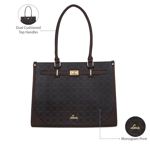 Image of Lavie Women's Mono Kyra Belt Satchel Bag | Satchel Handbag for Work | Ladies Purse | Stylish Shoulder Bag | Gift for Women