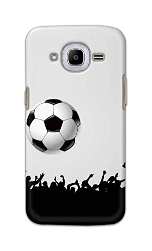Image of Printed Hard Back Cover Case for Samsung Galaxy J2 Pro 2016 | Samsung J2 2016 | J2 6 2016 Back Cover (Football Icon) -1302