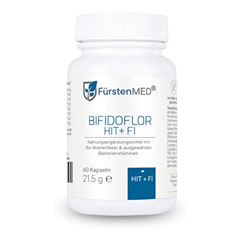 NEU: FürstenMED® Bifidoflor HIT + FI bei Histaminintoleranz & Fructoseintoleranz mit Bifidobacterium & Lactobacillus Stämmen, Laborgeprüft, vegan & ohne Zusätze Cover