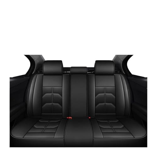 Housse siège voiture universelle noire pour banquette arrière Toyota Prius