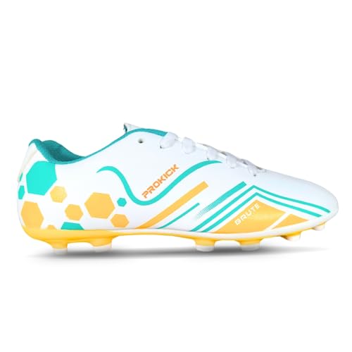 Prokick Brute Football Studs Men's White WHITE/SEA GREEN - Image 2