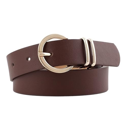 Women's Belts for Jeans Designer Female Black Brown White Pink Wild Trouser Women's Belt Cowgirl Western Belts for Women(Color 5)