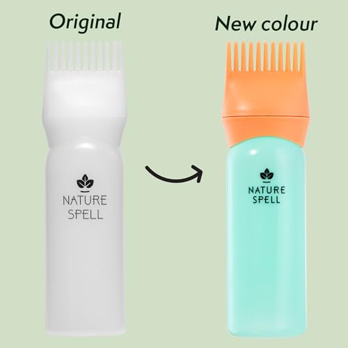 Nature Spell Rosemary Oil For Hair With Hair Precision Oil Applicator Bottle Comb 150ml, Treats Dry, Damaged Hair & Targets Hair Growth