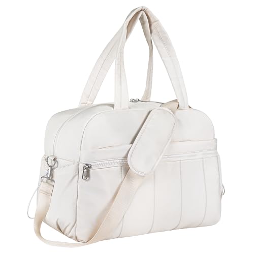 Oubagur Lightweight Duffle Bag for Travel, Gym & Weekender with Water-Resistant Wet Pocket, Carry-On Approved Personal Item Bag for Men & Women