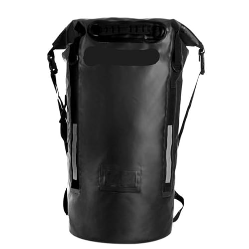 MKLHAVB Bolsa Estanca Bolsa Impermeable for natación de 40 l, Bolsa Seca Profesional for Acampar al Aire Libre, Mochila Trekking(Black)