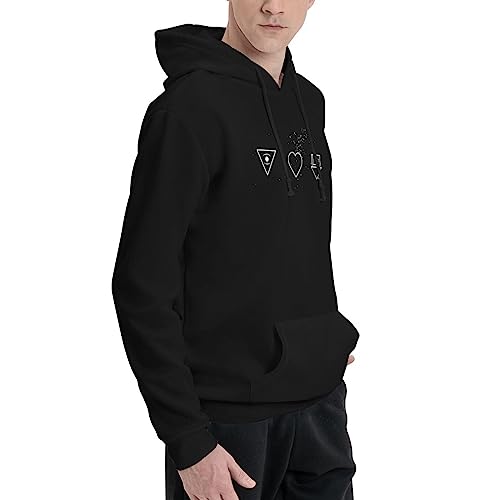 The Music Neighbourhood Men's Hoodie Pullover Tops Sweatshirt Long Sleeve Graphic With Pocket2
