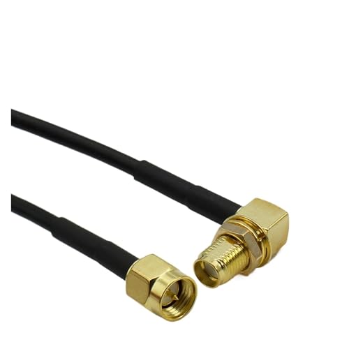 Kohak RG174 SMA �� SMA �I�X���X�X�g���[�g���p�A���e�i�����W�����p�[ RF �s�O�e�[���A�_�v�^�P�[�u��(Type 9,10CM)