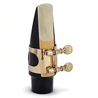 Altsaxophon Mundstück Set, Komplettset mit Kappe · Blatt · Ligatur & Polster für Alt-Saxophon – Ideal für Anfänger und Profis