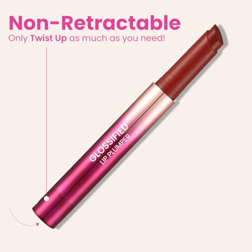 Image of Typsy Beauty Glossified Lip Plumer (Cherry Blossom with Shimmer) | 3-in-1 | Hydrating & Nourishing Lip Balm | Instant Fullness with Lip Plumper | High Shine Lip Gloss | Formulated In Korea | 2.6gm