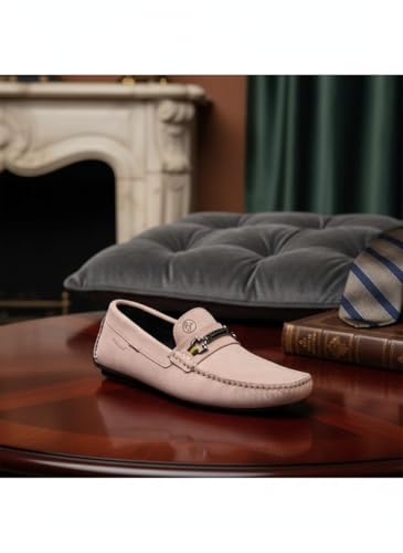 Image of BUZZBASK Men?s Synthetic Leather Loafers | Premium Soft Comfort Driving Shoes | Lightweight Casual Slip-On Moccasins for Office, Party, Anti-Skid Sole Stylish Formal Shoes