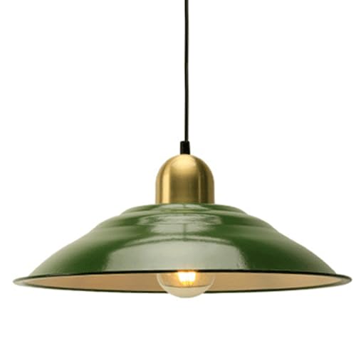 Lustre industriel noir E27 et suspension en fer pour cuisine