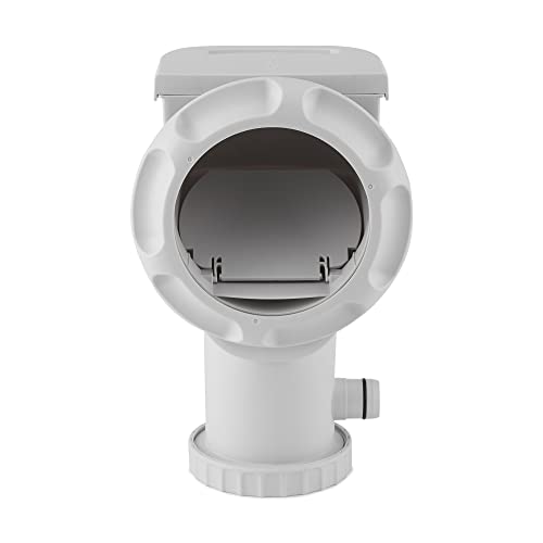 Image of Summer Waves 330 Gallon SFX SkimmerPlus Debris Cleaning Combination Skimmer & Filter Cartridge Pump for Above Ground Pools and Active Frame Pools