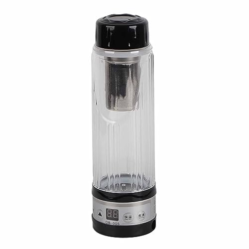 Tetera Eléctrica para Auto 420ml Pantalla Digital Negro miniatura 1