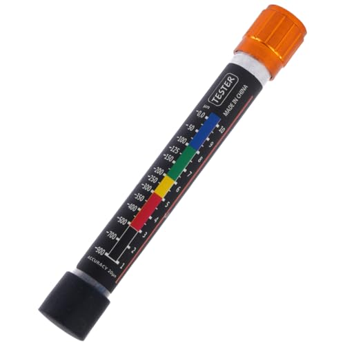 Hsthe Sea Paint Thickness Gauge for Car Magnetic Paint Gauge for Body Damage Detector Crash Test Check