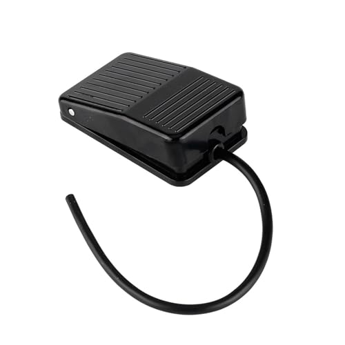 Interruptor de pedal de plástico SPDT momentáneo 1NO 1NC 10A negro para automatización