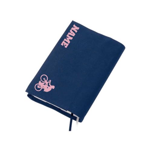 ブックカバー 名入れ サイクリング シルエット&名入れ 綿 キャンバス 文庫本用 A6判 競輪 自転車 トライアスロン クロスバイク オンロード オフロード