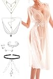 Chiffon Gown Split Side Kimono Robe Sleeveless Long Cover Up Dress with Belt
