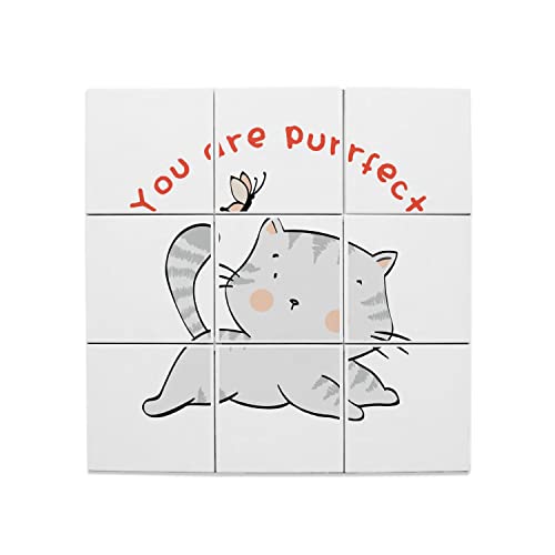 Carreaux céramique décoratif pour rénover crédence cuisine avec motif chat