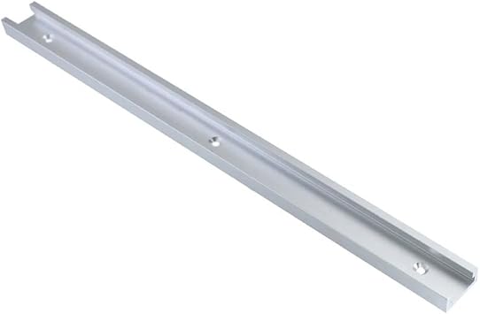30 Type T Track Silver Aluminum Woodworking T-slot Miter Track Jig Miter Track Stop for Router Table Bandsaws DIY Tools 400MM/16"